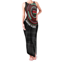 Personalised Kenya Family Matching Tank Maxi Dress and Hawaiian Shirt African Tribal Pattern