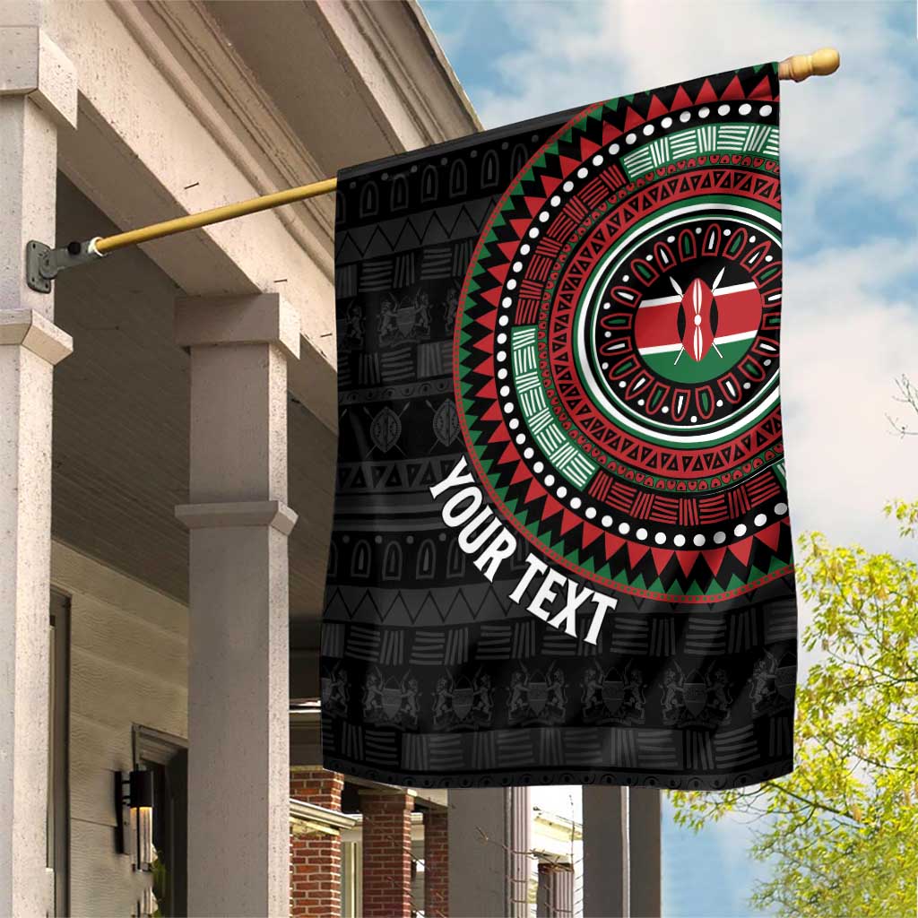 Personalised Kenya Garden Flag African Tribal Pattern