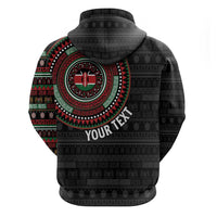 Personalised Kenya Hoodie African Tribal Pattern