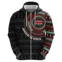Personalised Kenya Hoodie African Tribal Pattern