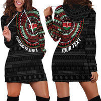 Personalised Kenya Hoodie Dress African Tribal Pattern