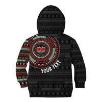 Personalised Kenya Kid Hoodie African Tribal Pattern