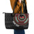 Personalised Kenya Leather Tote Bag African Tribal Pattern