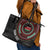 Personalised Kenya Leather Tote Bag African Tribal Pattern