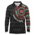 Personalised Kenya Long Sleeve Polo Shirt African Tribal Pattern