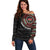 Personalised Kenya Off Shoulder Sweater African Tribal Pattern