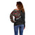 Personalised Kenya Off Shoulder Sweater African Tribal Pattern