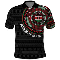 Personalised Kenya Polo Shirt African Tribal Pattern