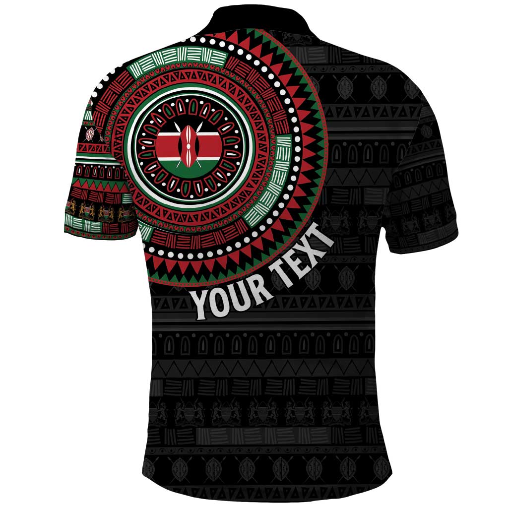 Personalised Kenya Polo Shirt African Tribal Pattern