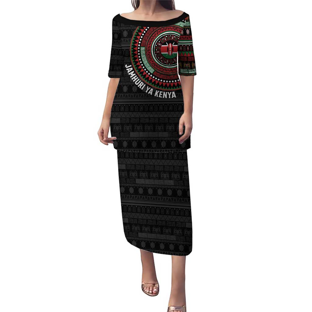 Personalised Kenya Puletasi African Tribal Pattern