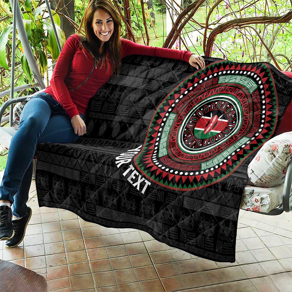 Personalised Kenya Quilt African Tribal Pattern