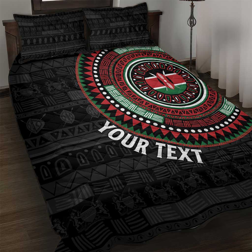 Personalised Kenya Quilt Bed Set African Tribal Pattern