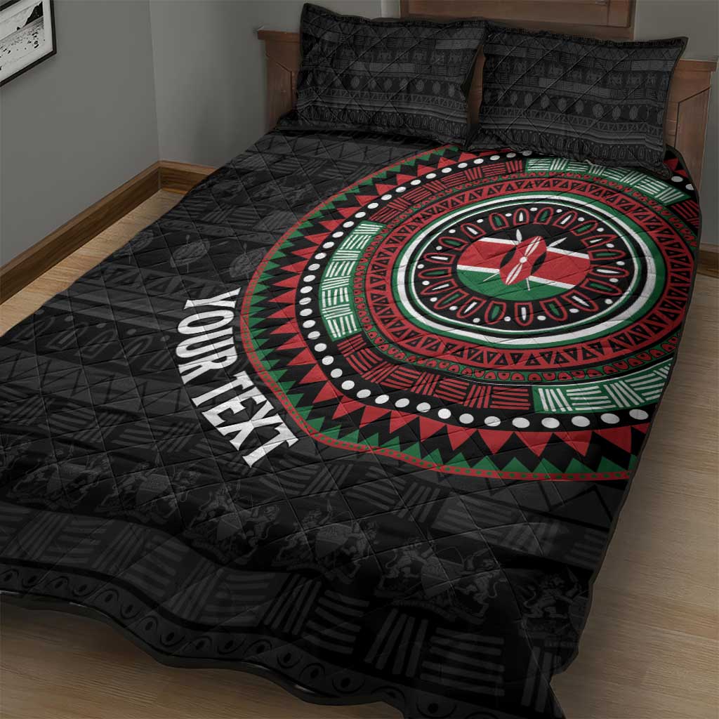 Personalised Kenya Quilt Bed Set African Tribal Pattern