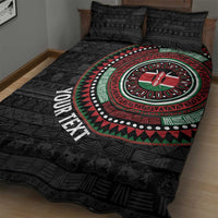 Personalised Kenya Quilt Bed Set African Tribal Pattern