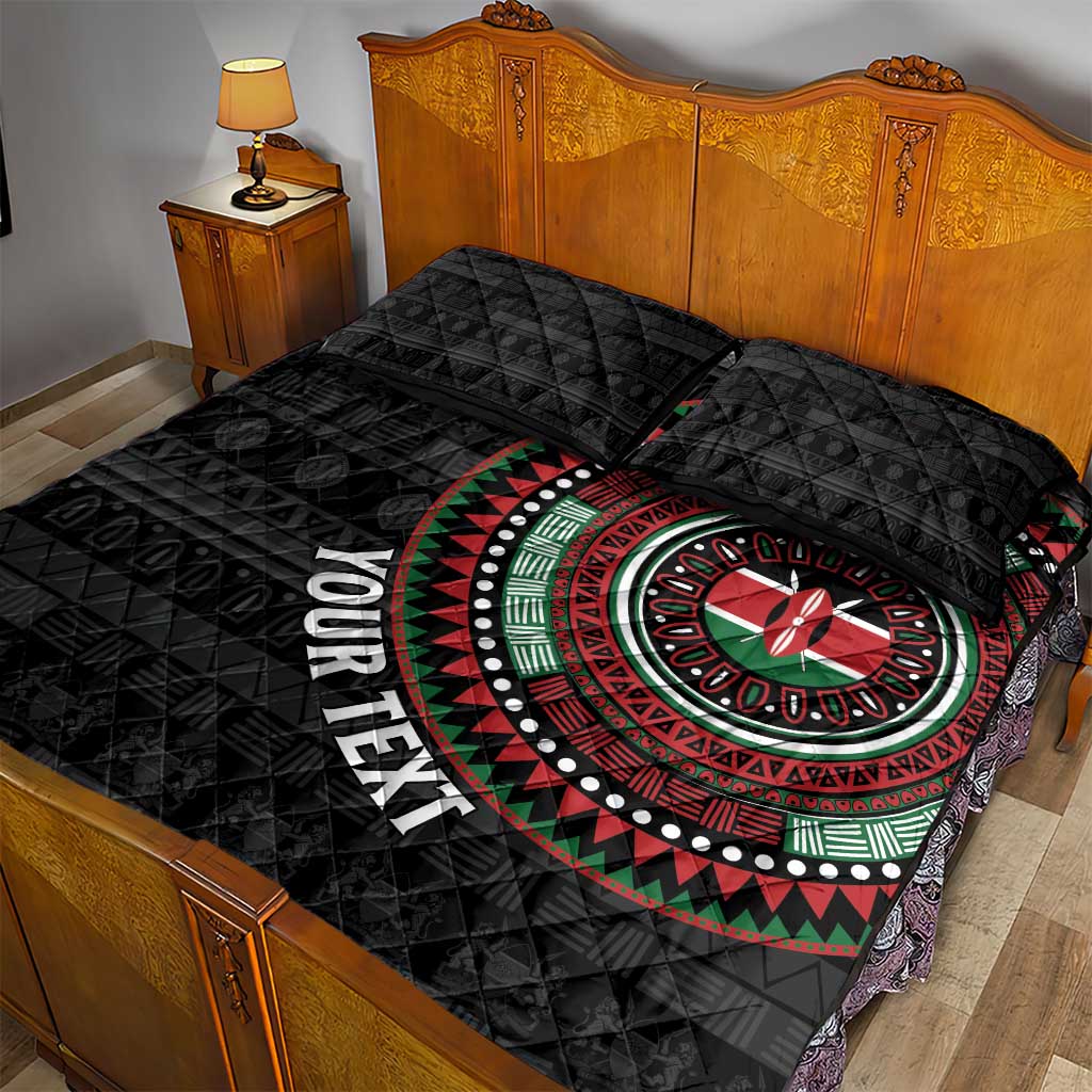 Personalised Kenya Quilt Bed Set African Tribal Pattern