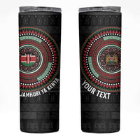 Personalised Kenya Skinny Tumbler African Tribal Pattern