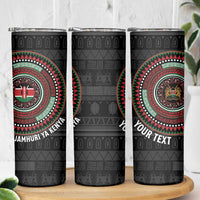 Personalised Kenya Skinny Tumbler African Tribal Pattern