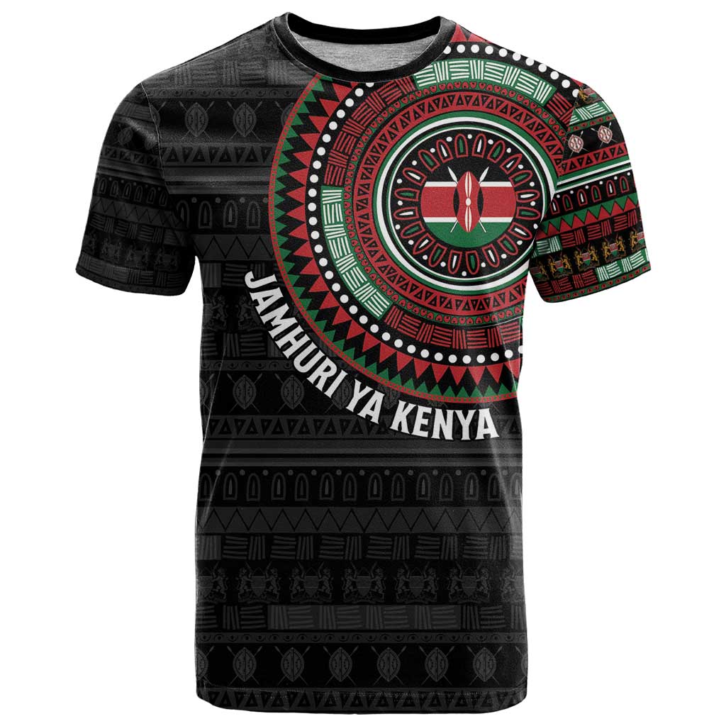 Personalised Kenya T Shirt African Tribal Pattern