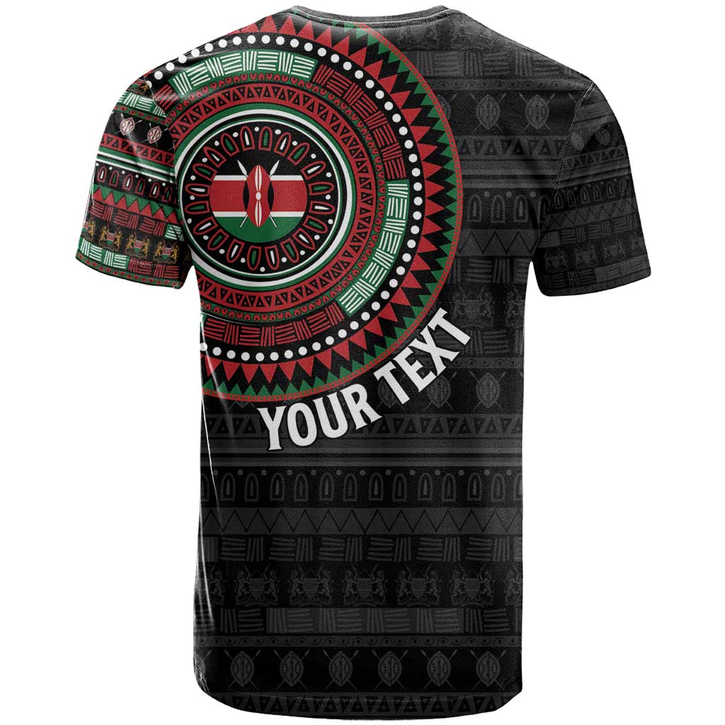 Personalised Kenya T Shirt African Tribal Pattern