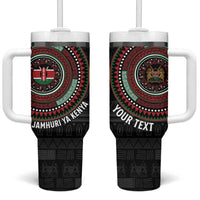 Personalised Kenya Tumbler With Handle African Tribal Pattern