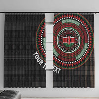 Personalised Kenya Window Curtain African Tribal Pattern