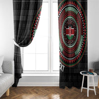 Personalised Kenya Window Curtain African Tribal Pattern