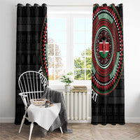 Personalised Kenya Window Curtain African Tribal Pattern