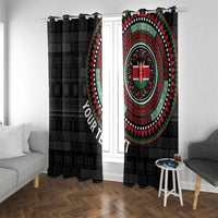 Personalised Kenya Window Curtain African Tribal Pattern