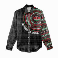 Personalised Kenya Women Casual Shirt African Tribal Pattern