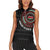 Personalised Kenya Women Sleeveless Polo Shirt African Tribal Pattern