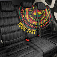Personalised Ghana Back Car Seat Cover African Tribal Mix Kente Patterns