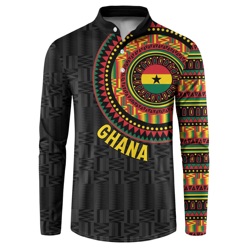 Personalised Ghana Button Sweatshirt African Tribal Mix Kente Patterns