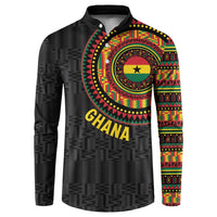 Personalised Ghana Button Sweatshirt African Tribal Mix Kente Patterns