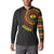 Personalised Ghana Button Sweatshirt African Tribal Mix Kente Patterns