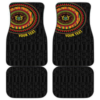Personalised Ghana Car Mats African Tribal Mix Kente Patterns