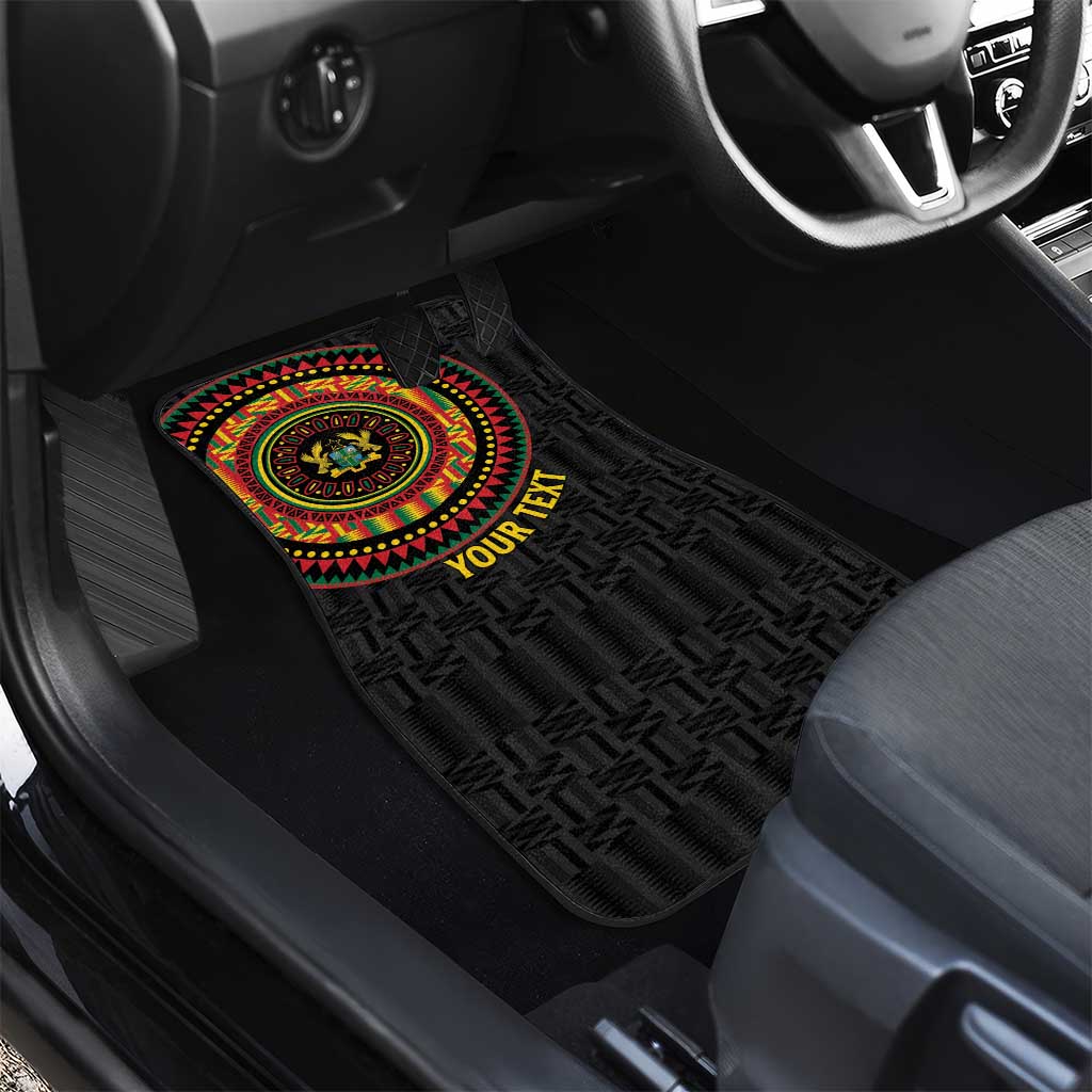 Personalised Ghana Car Mats African Tribal Mix Kente Patterns