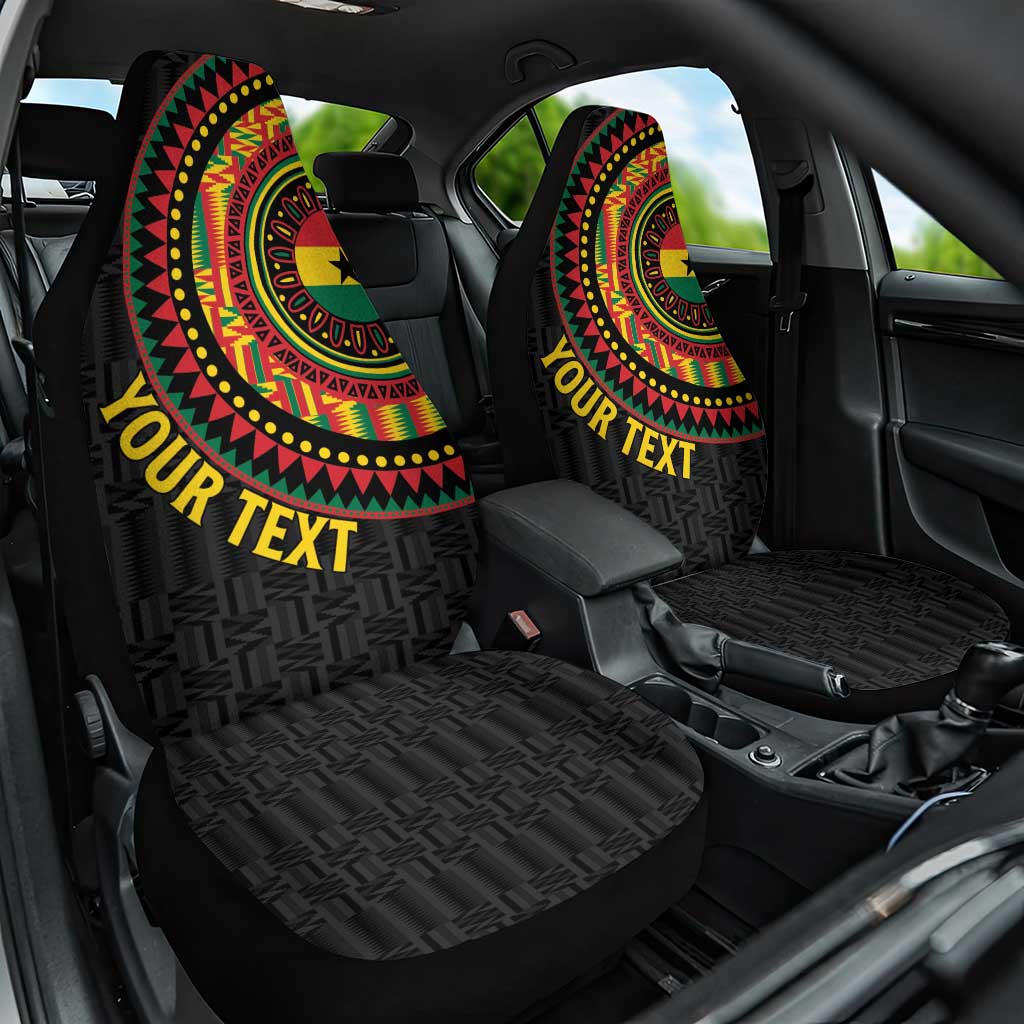 Personalised Ghana Car Seat Cover African Tribal Mix Kente Patterns