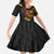 Personalised Ghana Family Matching Mermaid Dress and Hawaiian Shirt African Tribal Mix Kente Patterns