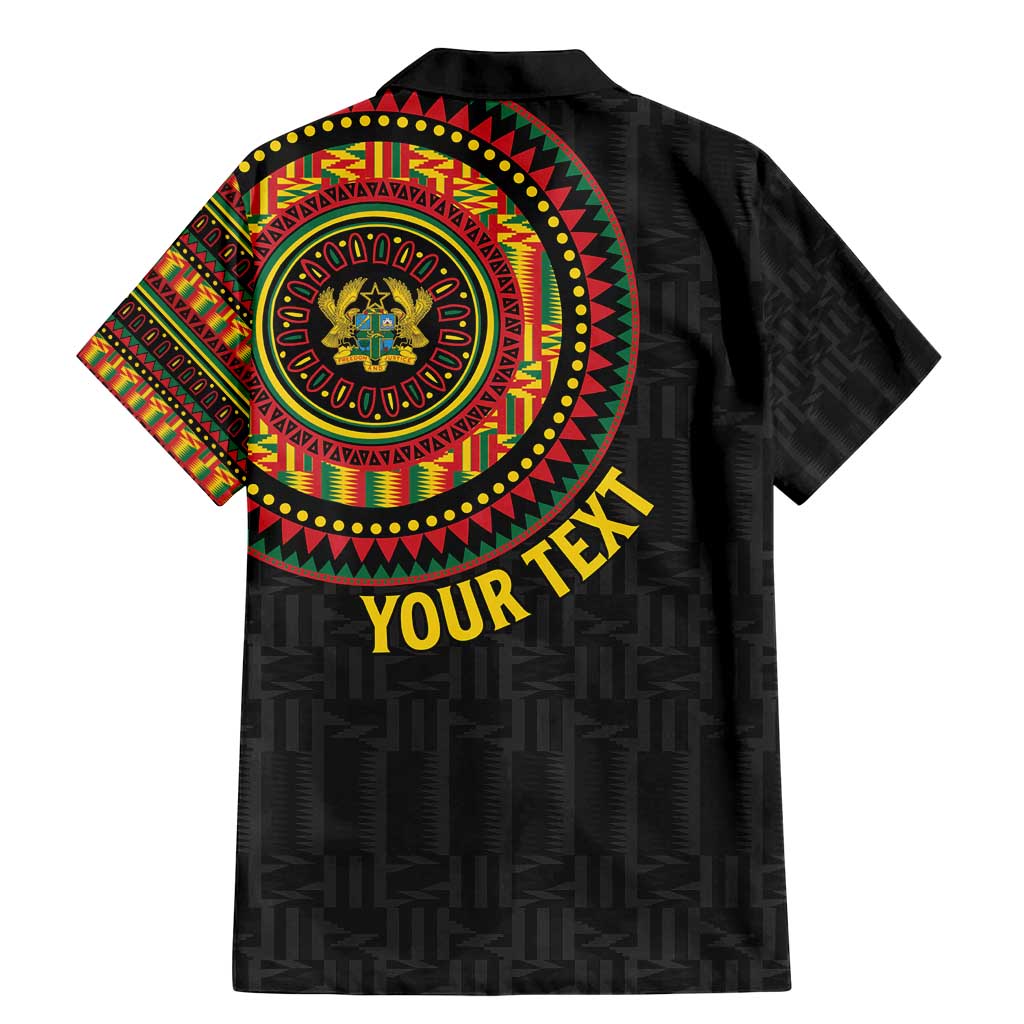 Personalised Ghana Family Matching Mermaid Dress and Hawaiian Shirt African Tribal Mix Kente Patterns