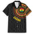 Personalised Ghana Family Matching Off Shoulder Maxi Dress and Hawaiian Shirt African Tribal Mix Kente Patterns