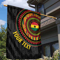 Personalised Ghana Garden Flag African Tribal Mix Kente Patterns