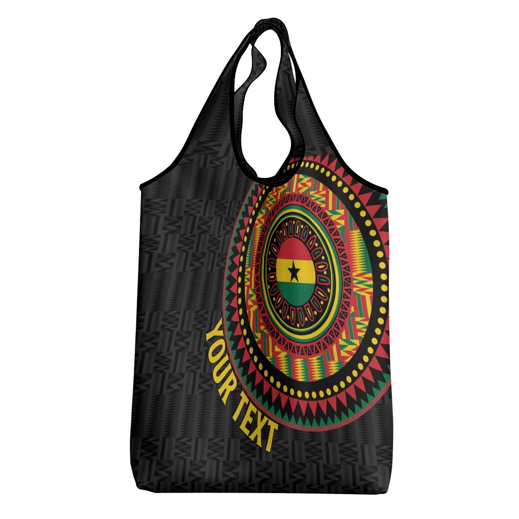 Personalised Ghana Grocery Bag African Tribal Mix Kente Patterns