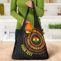 Personalised Ghana Grocery Bag African Tribal Mix Kente Patterns