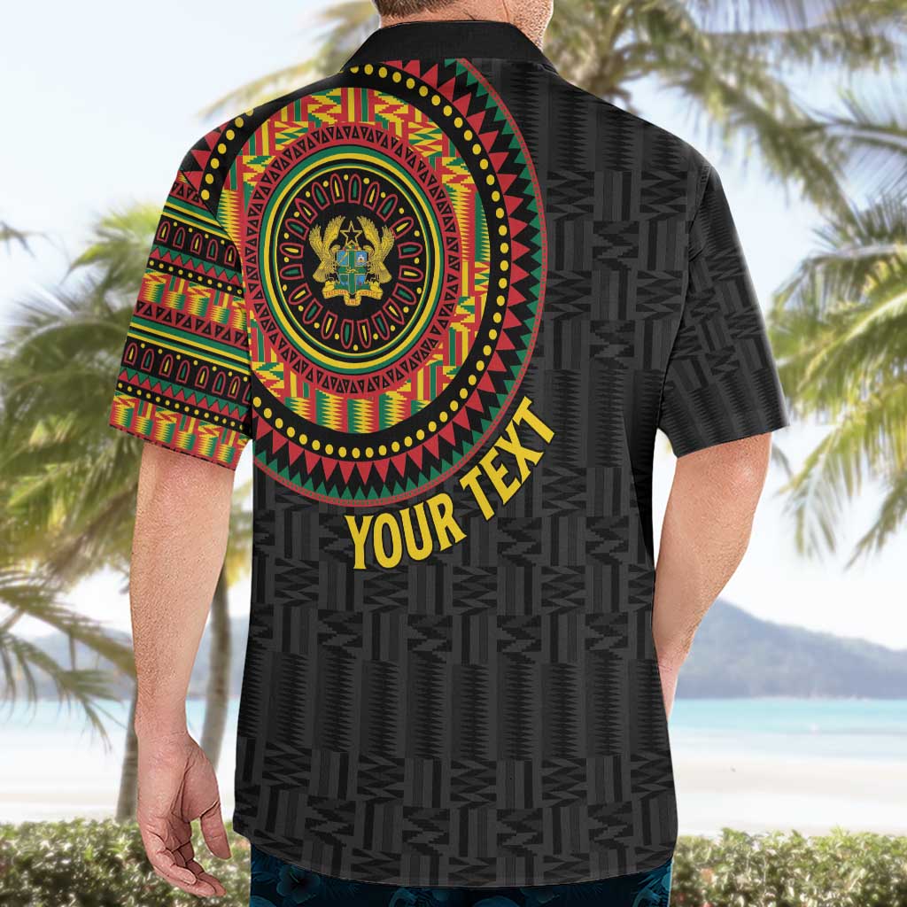 Personalised Ghana Hawaiian Shirt African Tribal Mix Kente Patterns