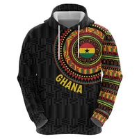 Personalised Ghana Hoodie African Tribal Mix Kente Patterns
