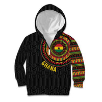 Personalised Ghana Kid Hoodie African Tribal Mix Kente Patterns