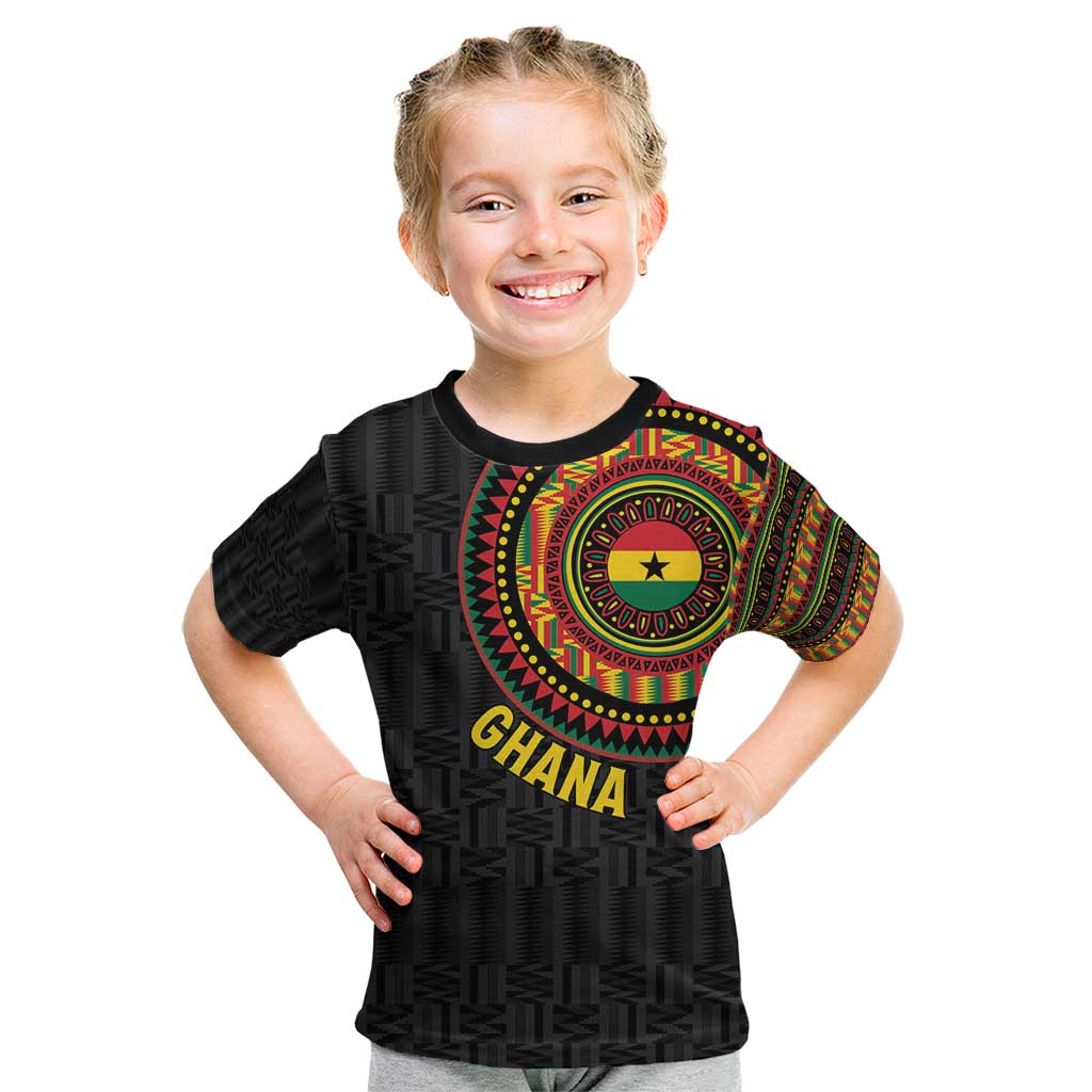Personalised Ghana Kid T Shirt African Tribal Mix Kente Patterns