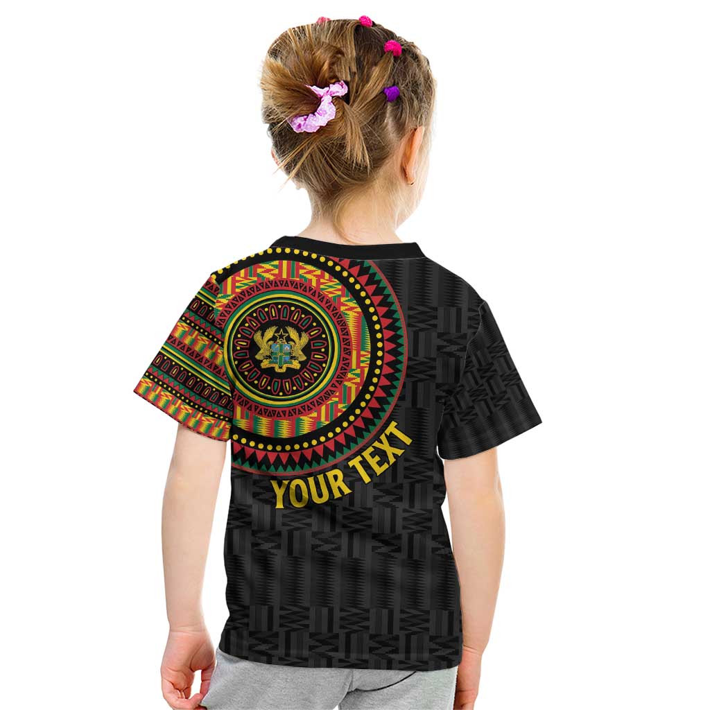 Personalised Ghana Kid T Shirt African Tribal Mix Kente Patterns