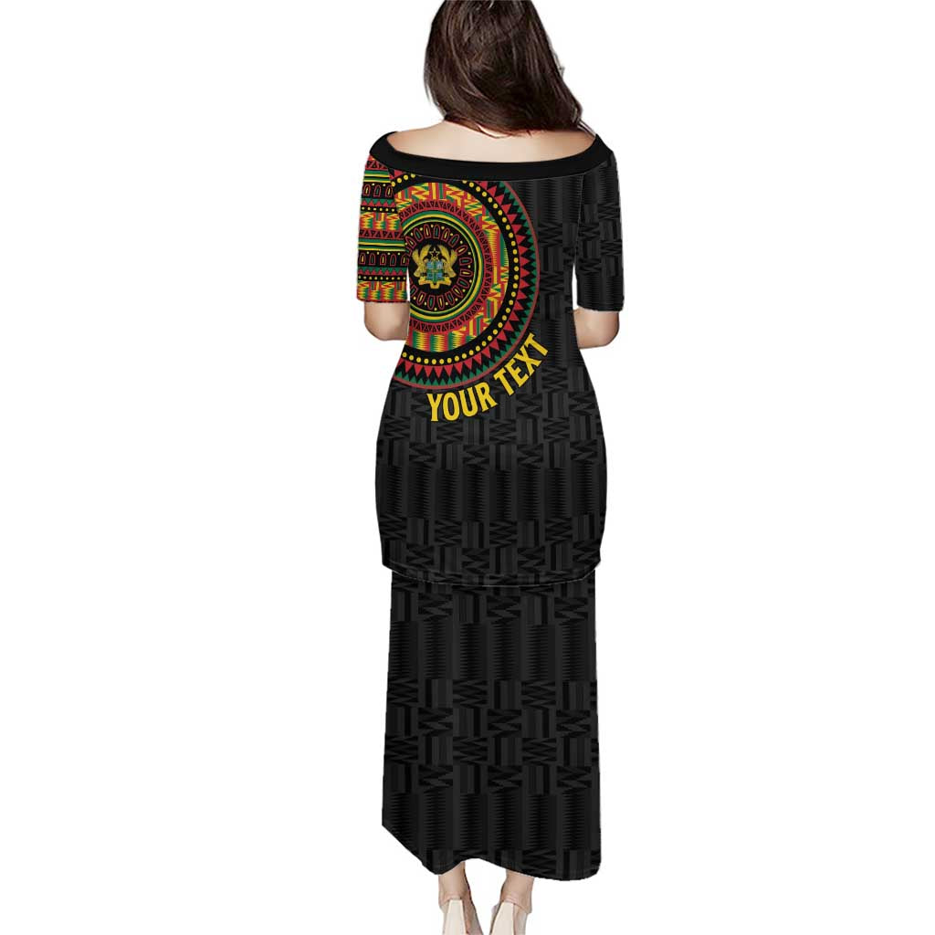 Personalised Ghana Puletasi African Tribal Mix Kente Patterns