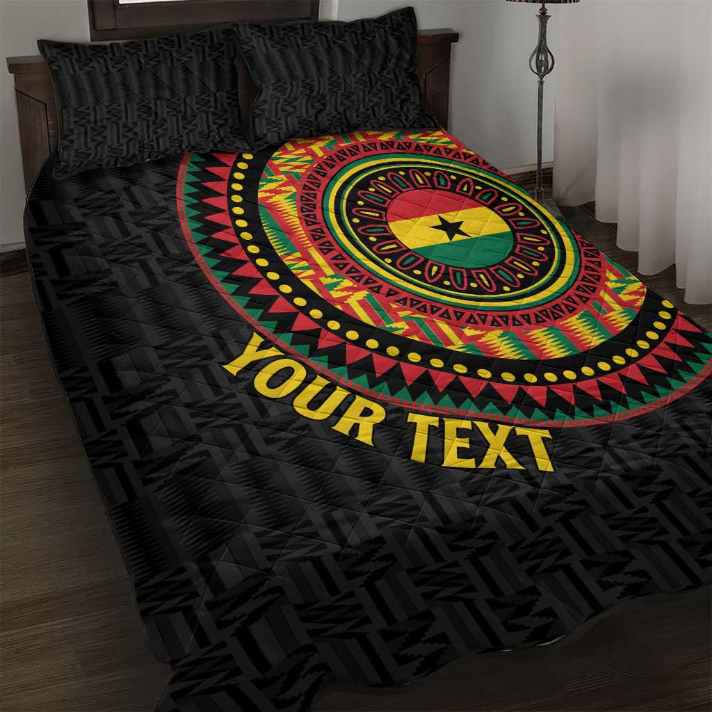 Personalised Ghana Quilt Bed Set African Tribal Mix Kente Patterns
